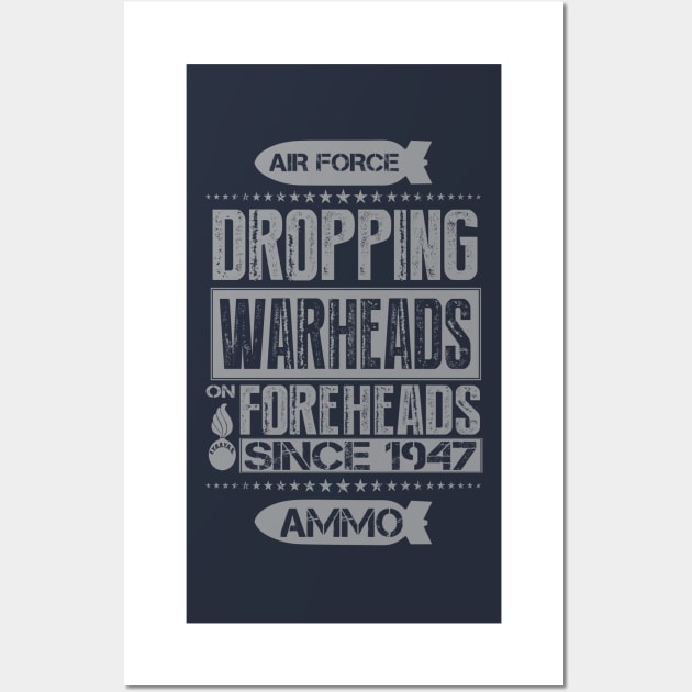 Air Force Ammo Warheads Wall Art by RelevantArt